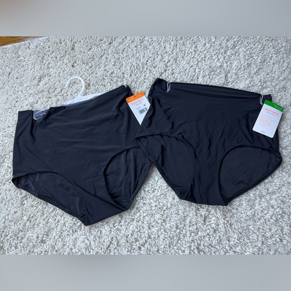 Bundle of 2 Large Warners black high waisted underwear NEW - Picture 1 of 11